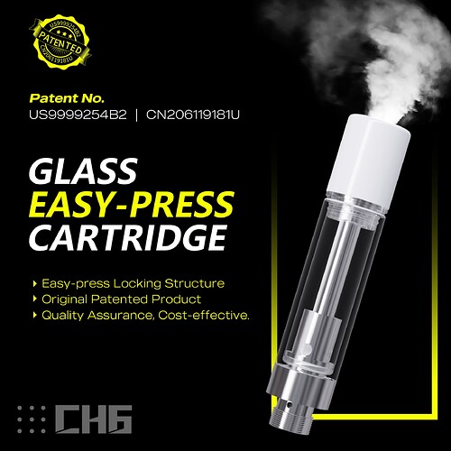 CH6 Glass Easy-press Cartridge