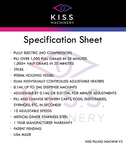 KISS Machine v2 spec sheet web use