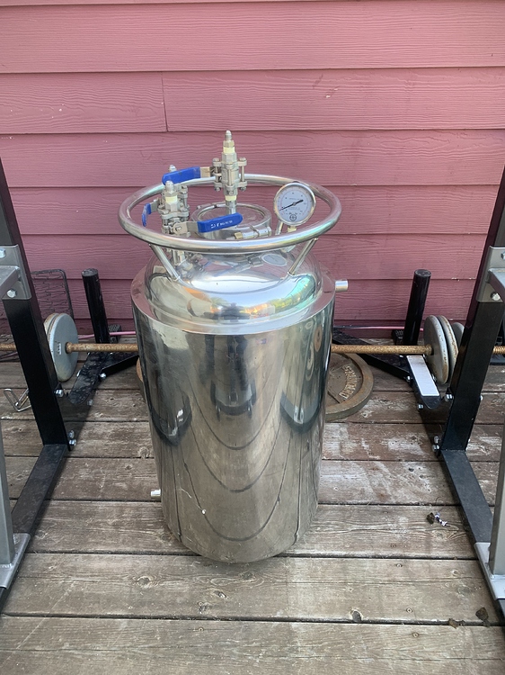 AI 40 cold trap unused. AI vacuum oven. O.S.S 100 lb and 50lb stainless butane reservoirs