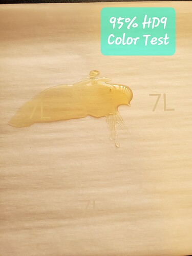 7L- 95% HD9- Color Test