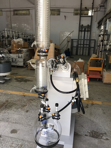 50L explosion-proof rotary evaporator side