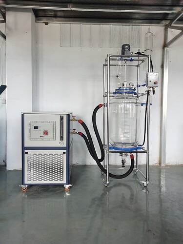 150L reactor with heater&chiller