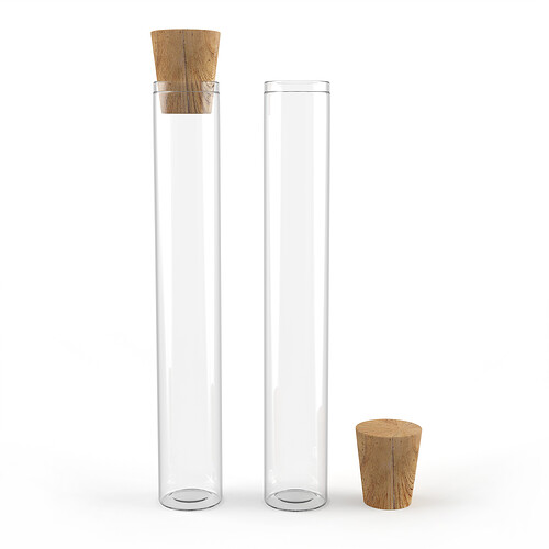 Glass vials(with corks)-3(1)
