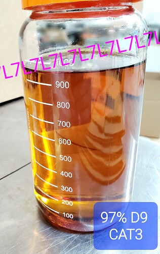 97% D9 THC OIL DISTILLATE 7L EU USA EUROPE SHIP