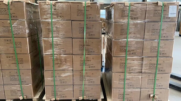 840 pieces per pallet