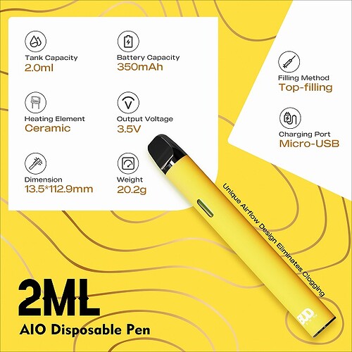 2ml AIO Disposable Pen