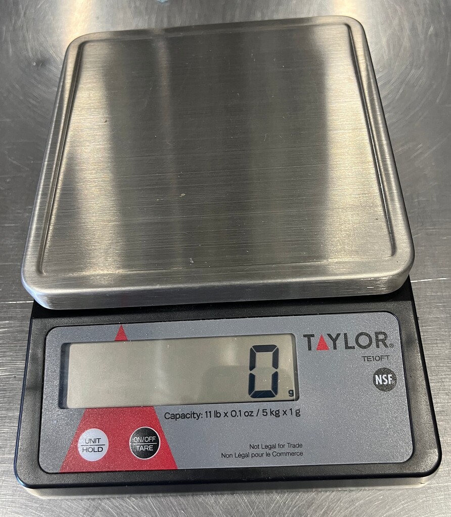 Taylor TE10FT Professional Compact Stainless Digital Scale 11 Lbs NEW