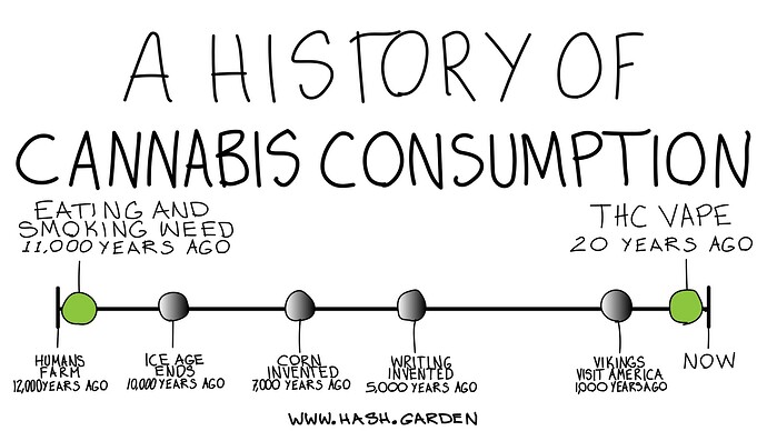 Cannabis Consumption Technology History Summary