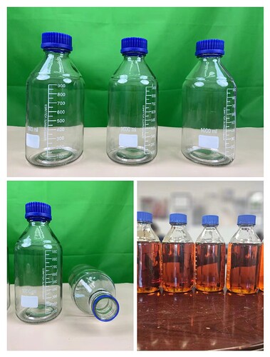 Narrow Mouth Media Bottles