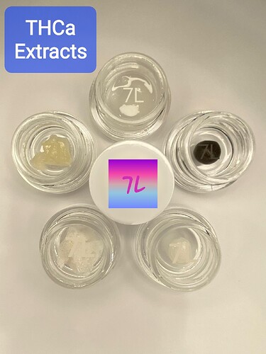 THCa Extracts 7Leaf Tray Examples