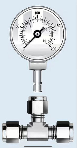 pressure gauge 160psi