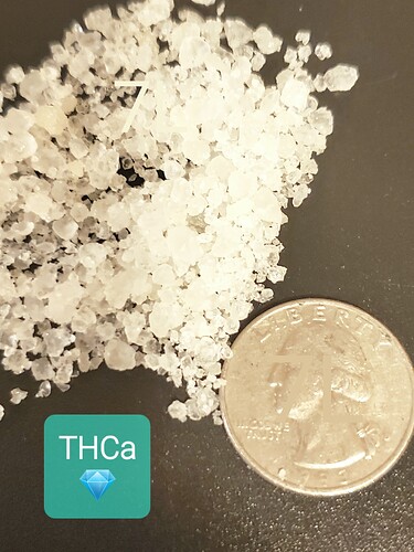 99% THCA Small Diamonds no flash