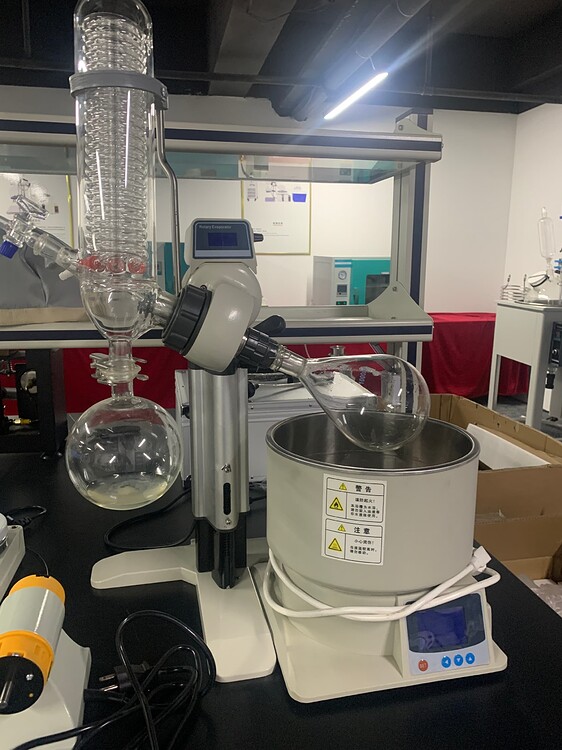 100L jacketed glass reactor, 201D rotary evaporator, centrifuge, spray