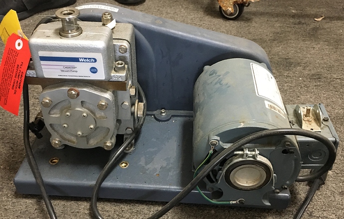 Welch Chemstar Vacuum Pump - Front Side