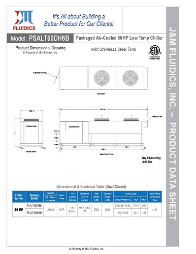 60HP Chiller -50F Data Sheet_Page_2