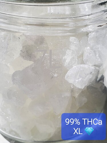 99.9% THCA XL DIAMONDS 1LB- @7LEAF