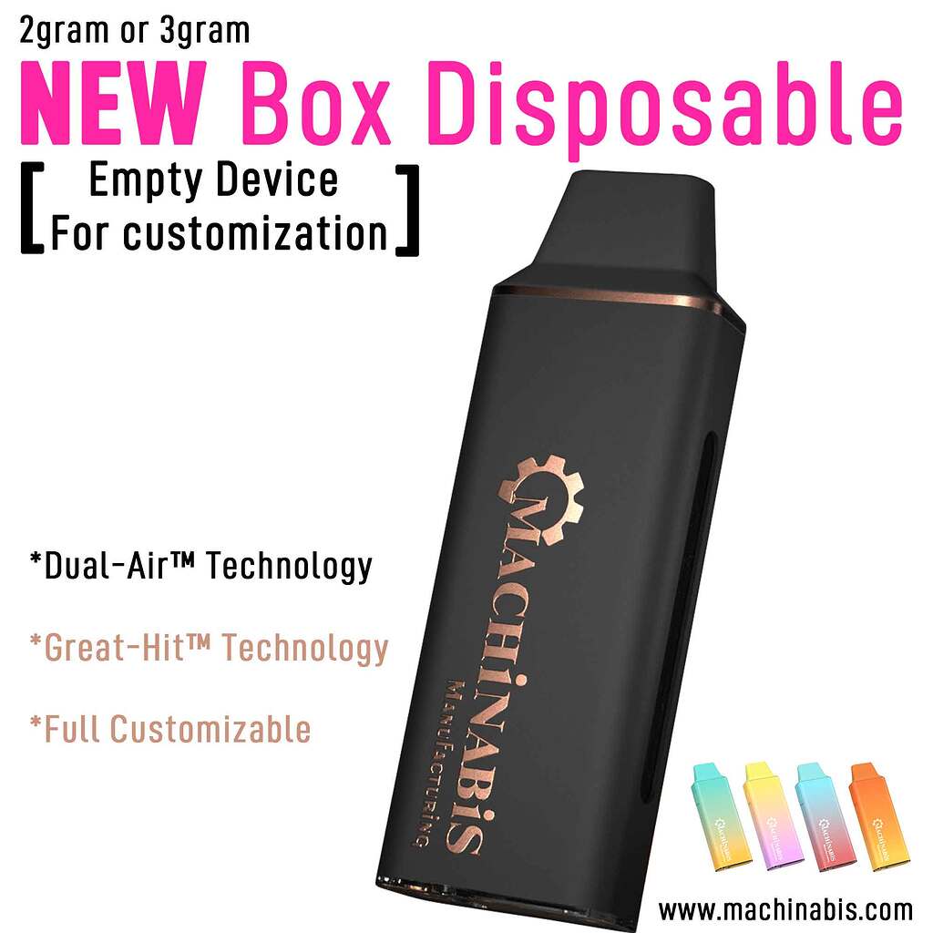 New Box Disposable(anti clogging dual airflow tec) Vape Carts