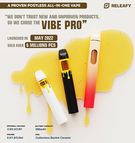 Best-selling Postless AIO Diposable Pen-Vibe pro