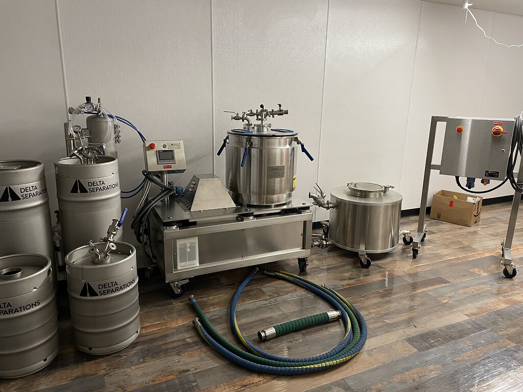 SOLD Delta Cup 30 Centrifuge (Like new condition $62,000) sold ...