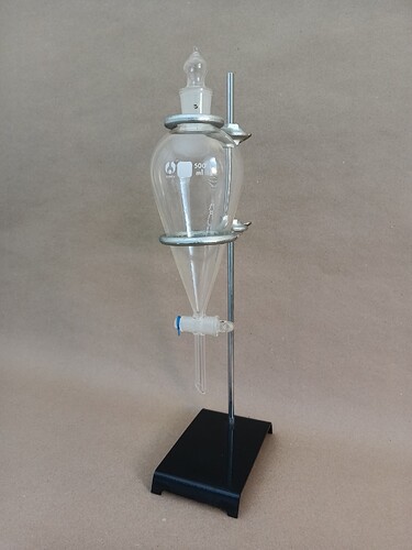 Bomex conical seperatory 500ml with stand 30