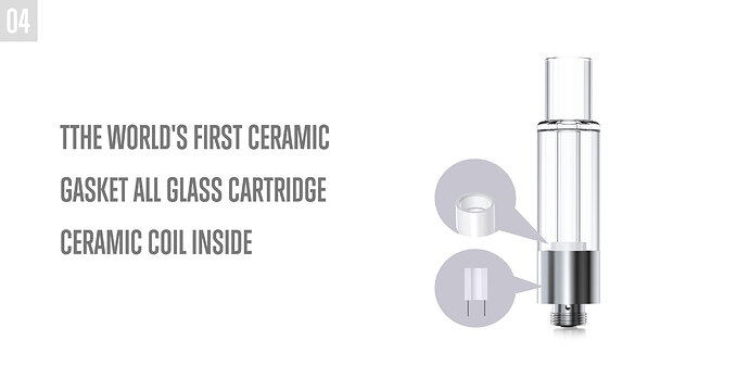 ceramic all glass cartridge