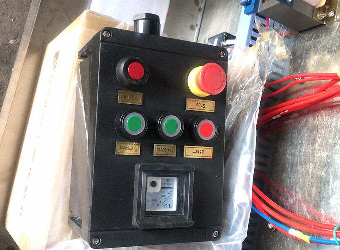explosion proof control box at site