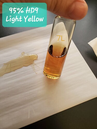 7L- 95% HD9 - Color Test &Vial