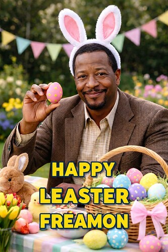 Easter cheer with Lester Freamon