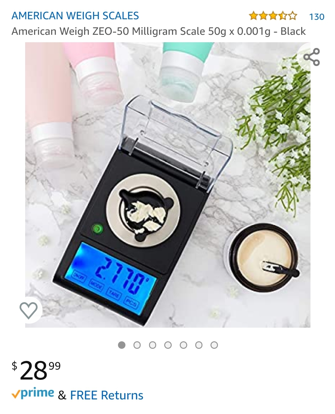 American Weigh ZEO-50 Milligram Scale