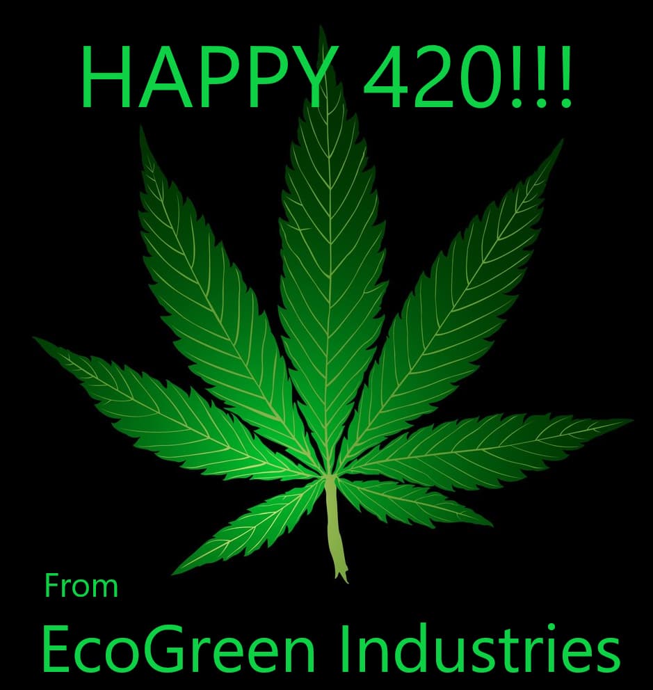 420 Sale Discount Codes for EcoGreen Industries, use now until midnight