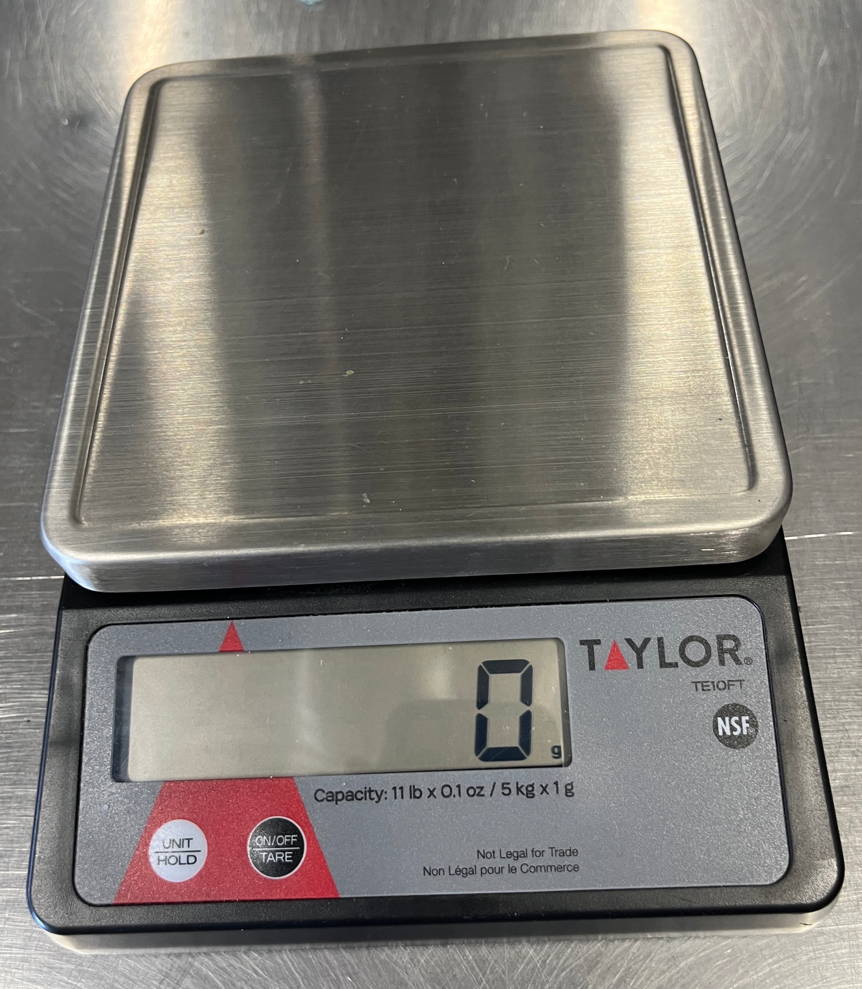 SD1502-S - NSF® Digital Glass Scale, 15 lb - Silver - CDN Measurement Tools