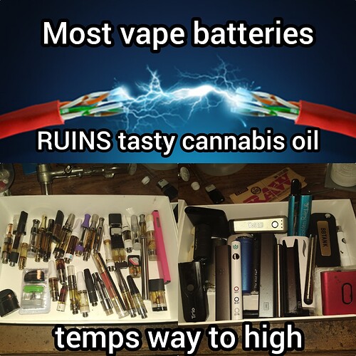 High vape temps ruin cannabis oil